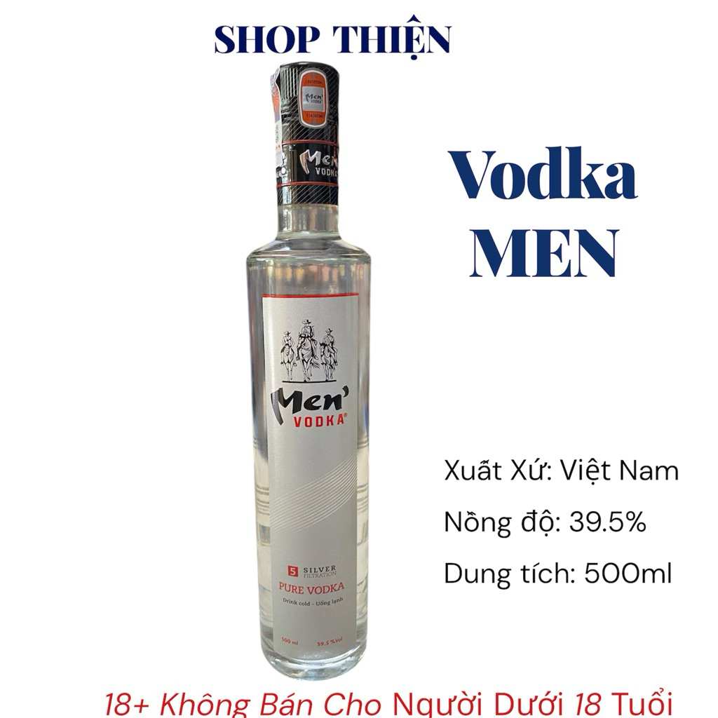 VODKA MEN Lớn 39.5% 500ml