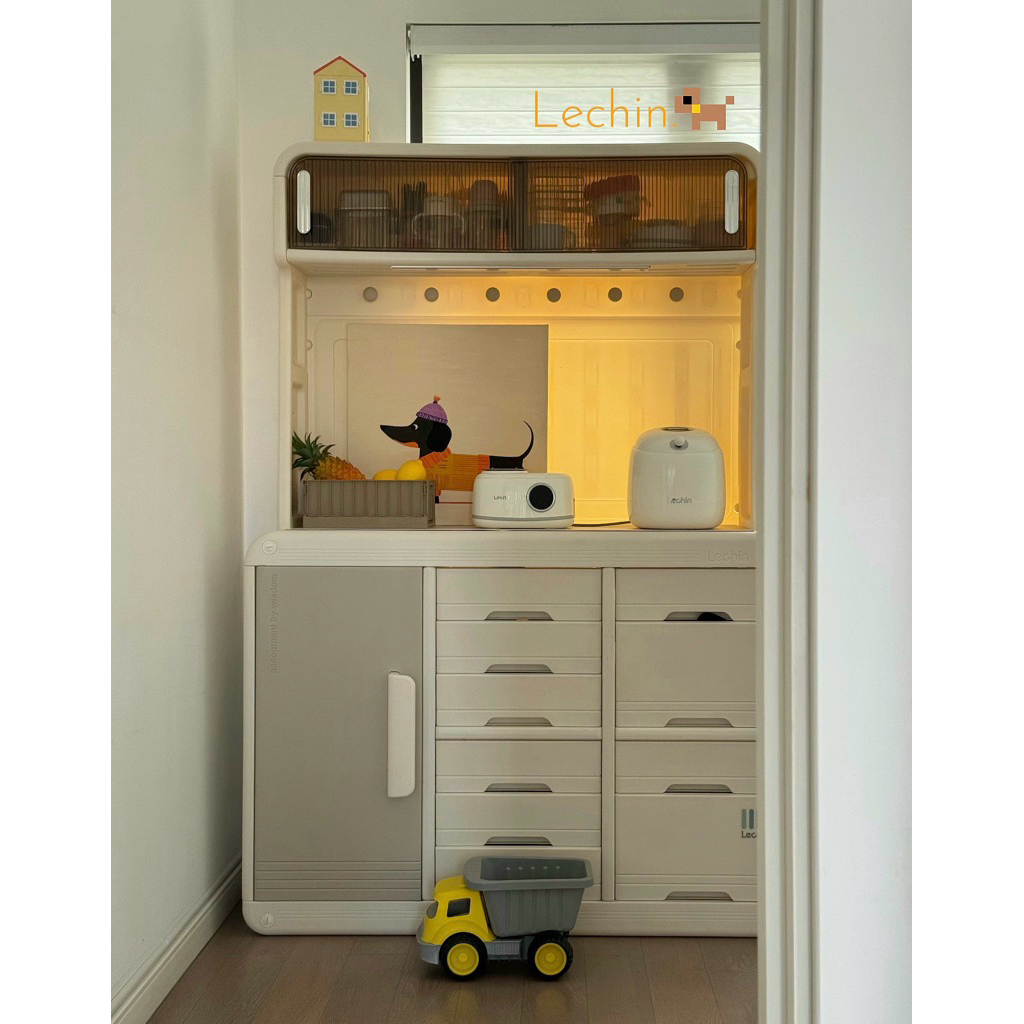 Tủ 2 tầng đựng đồ đa năng cho mẹ và bé nhập khẩu cao cấp / Lechin Cabinet