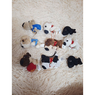 gấu bông The Dog con chó đầu to size lớn và móc khoá