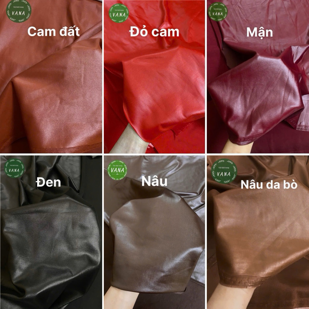 Vải thun da co dãn 4 chiều (vải thun phủ bề mặt da, không phải da PU)