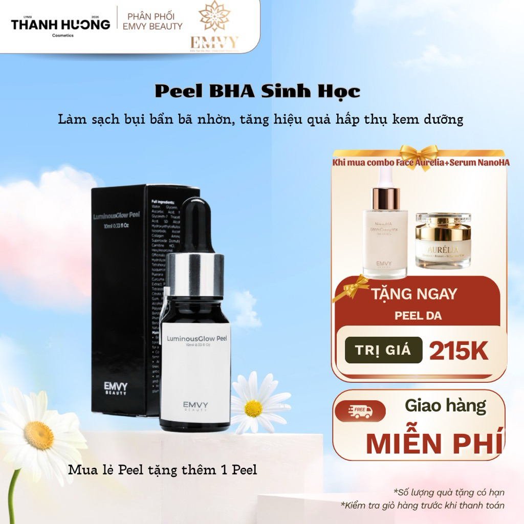 [Mua 1 tặng 1 ] PEEL BHA EMVY BEAUTY