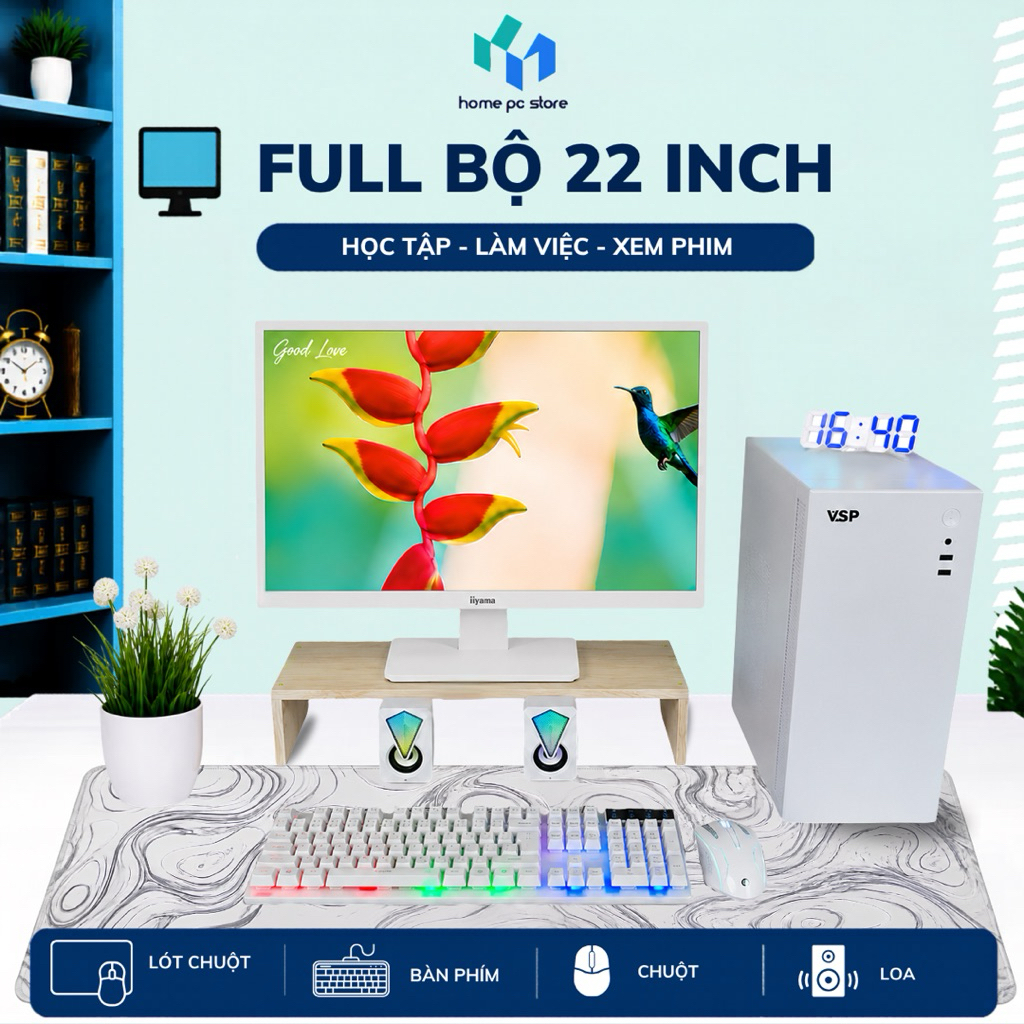 Bộ máy Tính Để Bàn Core i7 RAM 8GB PC Văn Phòng, Học Online, Kế Toán, Bán Hàng Bảo Hành 12 Tháng 1 Đổi 1 | BigBuy360 - bigbuy360.vn