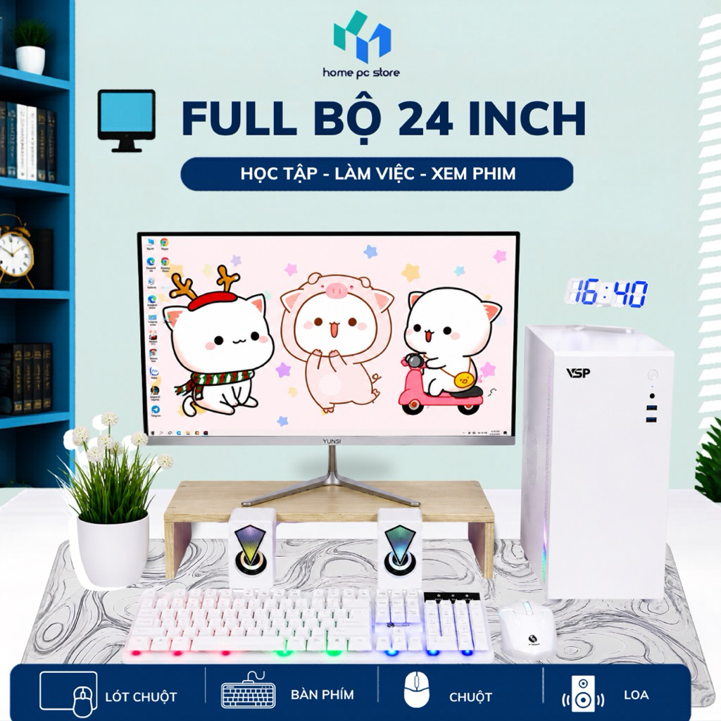 Bộ máy Tính Để Bàn Core i7 RAM 8GB PC Văn Phòng, Học Online, Kế Toán, Bán Hàng Bảo Hành 12 Tháng 1 Đổi 1 | BigBuy360 - bigbuy360.vn