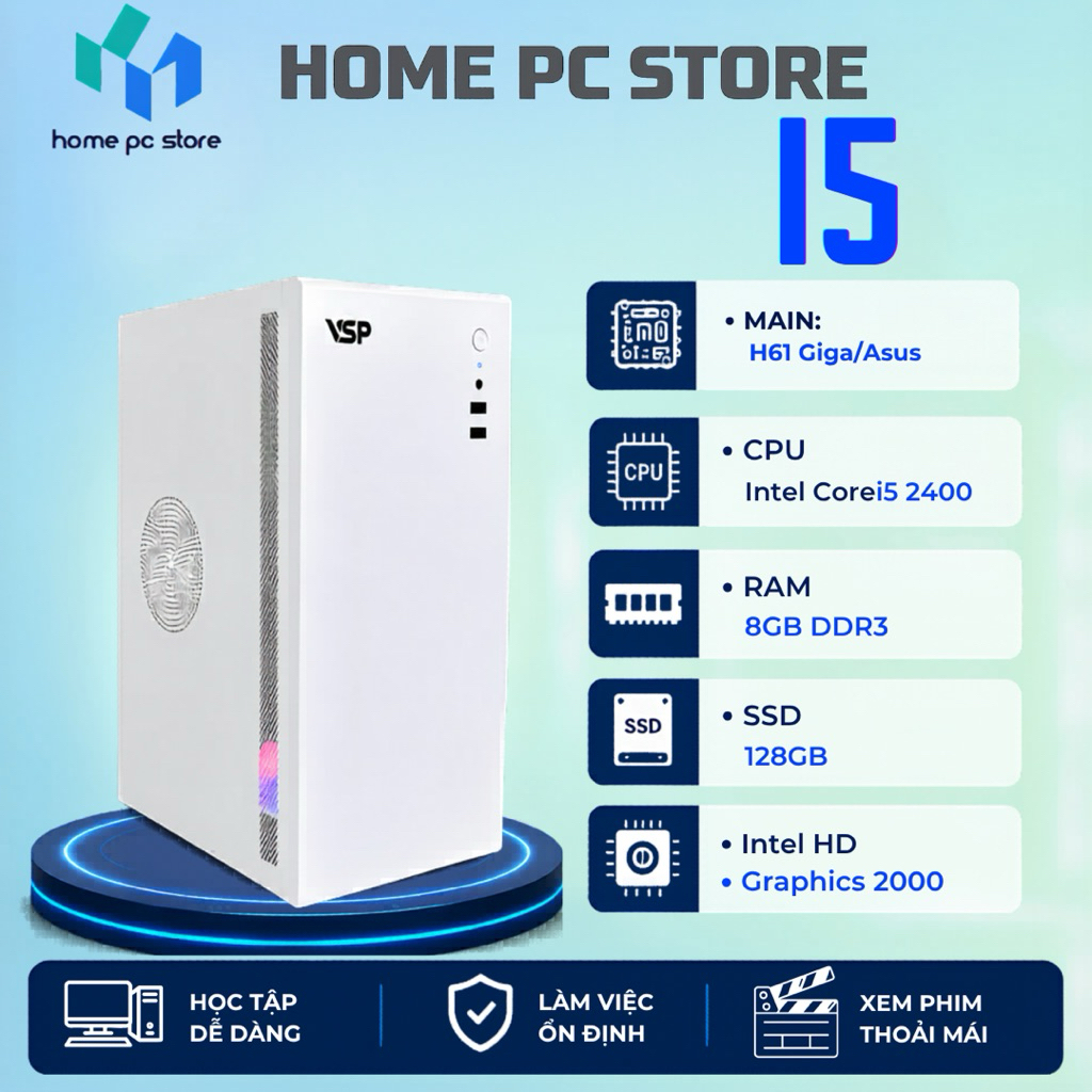 Bộ máy Tính Để Bàn Core i7 RAM 8GB PC Văn Phòng, Học Online, Kế Toán, Bán Hàng Bảo Hành 12 Tháng 1 Đổi 1 | BigBuy360 - bigbuy360.vn