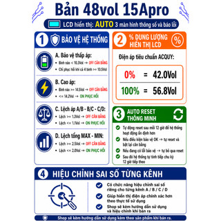 Module Cân Bằng Chủ Động Acquy_Pin_UPS_48V_15A (Cân Nhanh)