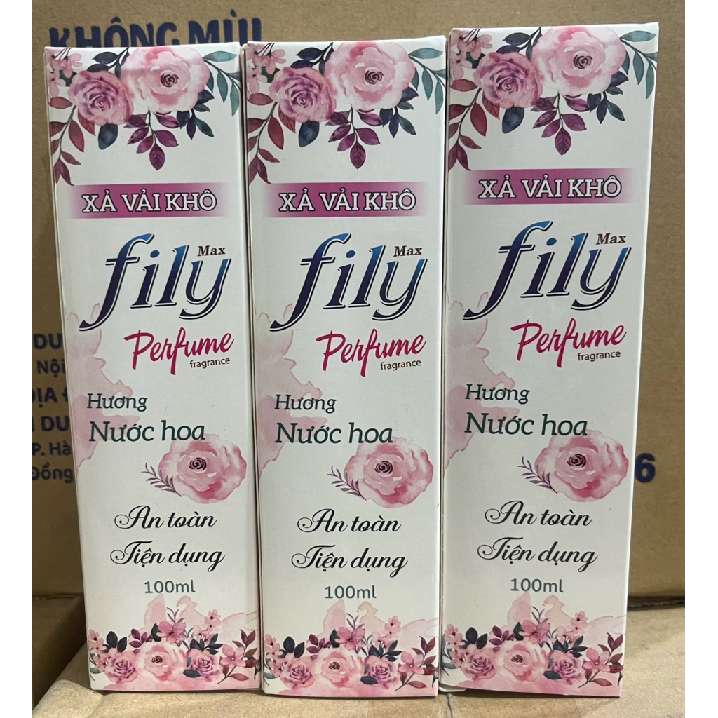combo 3 chai Xả vải khô Fily Max 100ml