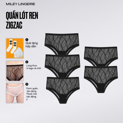 Combo 5 Quần Lót Nữ Ren Miley Lingerie FLS0103