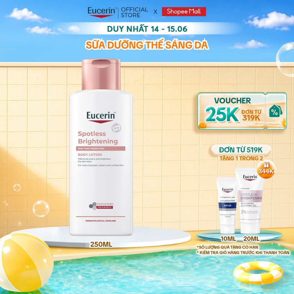 Sữa dưỡng thể sáng da Eucerin Spotless Brightening Body Lotion 250ml