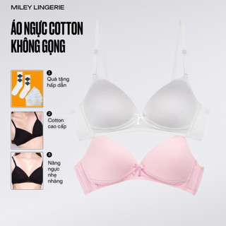 Set 2 áo ngực cotton không gọng free bra miley lingerie brw02015-12015
