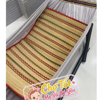 Chiếu Cói Cho Bé Nằm Mát, Chiếu Lót Nền Nhà, Chiếu Nằm Võng Cho Bé Cỡ Lớn 60x75cm