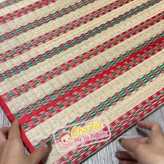 Chiếu Cói Cho Bé Nằm Mát, Chiếu Lót Nền Nhà, Chiếu Nằm Võng Cho Bé Cỡ Lớn 60x75cm