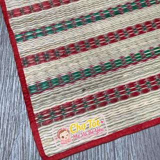 Chiếu Cói Cho Bé Nằm Mát, Chiếu Lót Nền Nhà, Chiếu Nằm Võng Cho Bé Cỡ Lớn 60x75cm