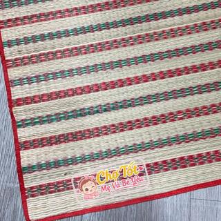 Chiếu Cói Cho Bé Nằm Mát, Chiếu Lót Nền Nhà, Chiếu Nằm Võng Cho Bé Cỡ Lớn 60x75cm