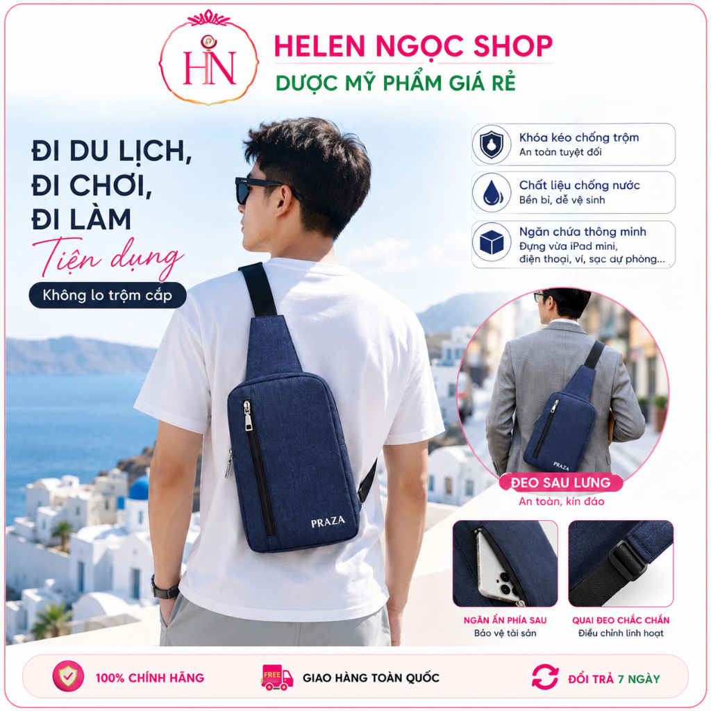 Túi Đeo Chéo Campus PRAZA DCS0095