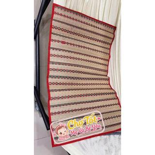 Chiếu Cói Tự Nhiên Cho Bé Sơ Sinh Mát Lưng, Thấm Hút, Chống Bí Hầm Rôm Sảy