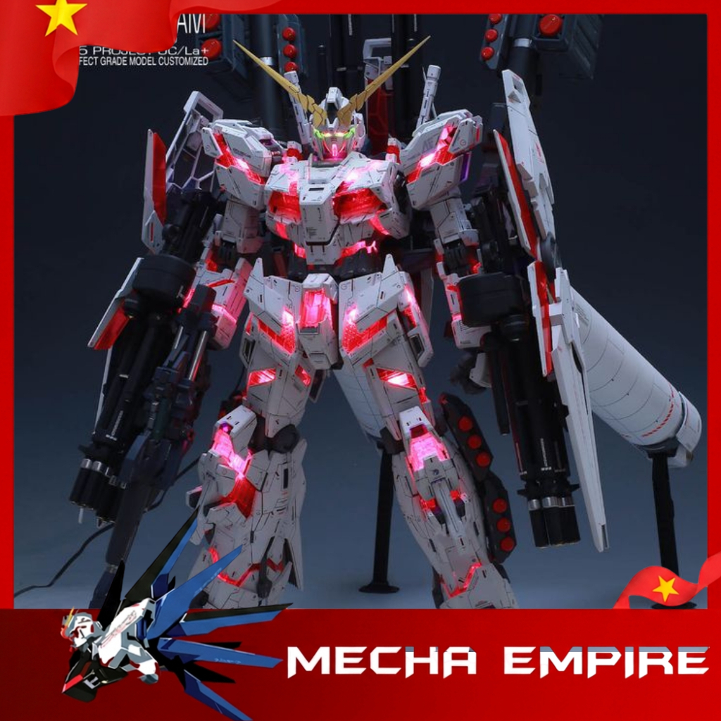 [Ko Bao Gồm Mô Hình] Đèn Led Kosmos PG Unicorn Màu Đỏ Đơn Sắc Body + Khiên