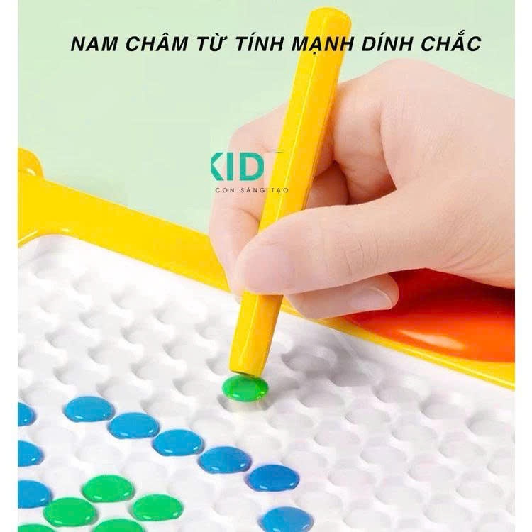 [Size to 31x 31] Bảng vẽ nam châm từ tính cho bé rèn Tư Duy Logic- TẶNG 1 BÚT+ 20 HÌNH MẪU CUTE