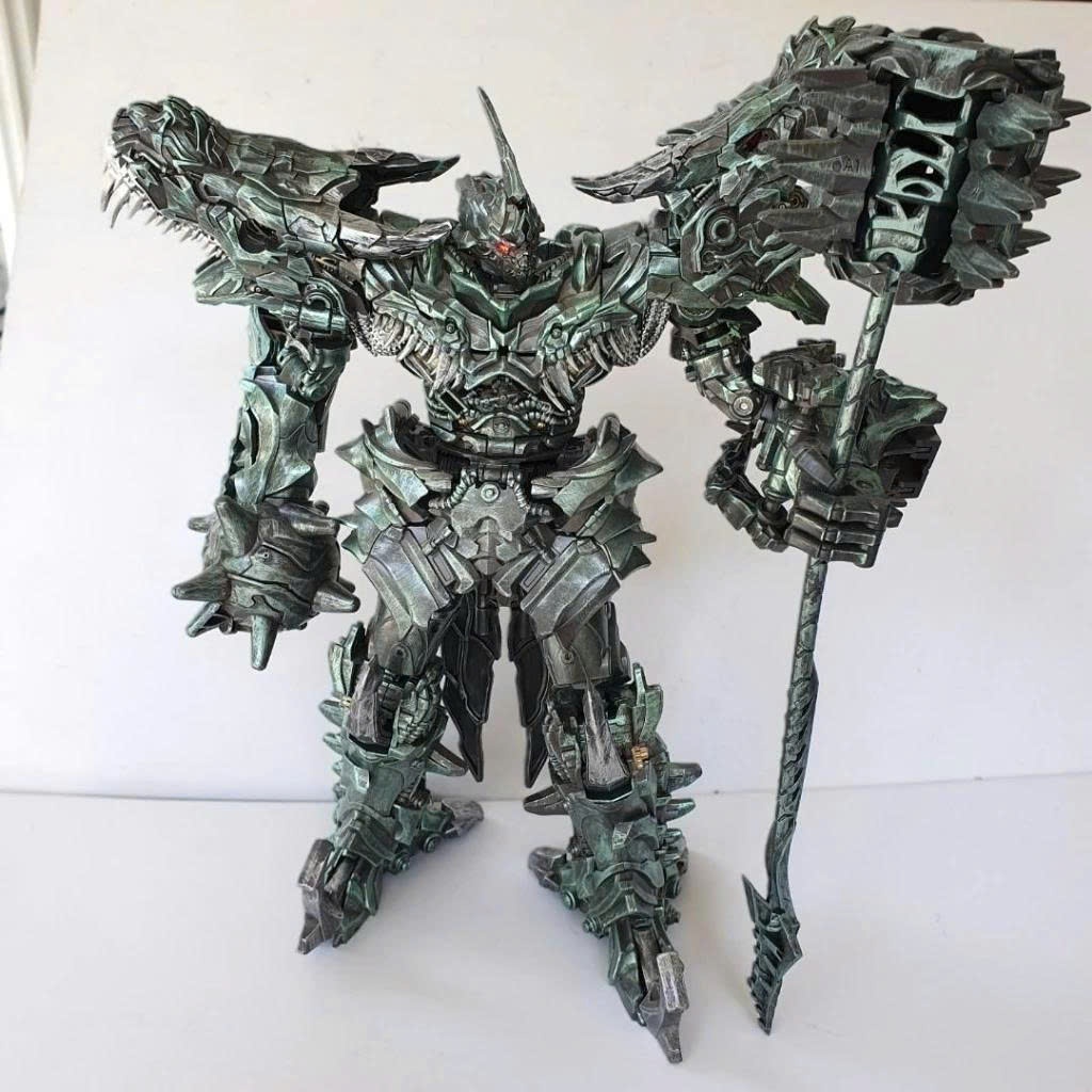Mô hình Grimlock LS-05 Age of Extinction Dinobot Đồ chơi Robot biến hình cao 38 cm