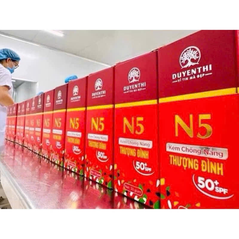 Kem Chống Nắng Bách Y Sâm N5 Duyên Thị Kem Chống Nắng Vật Lý (Mẫu mới)
