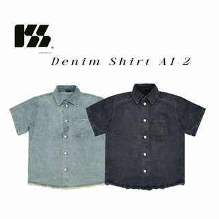[2026 - PREMIUM ] ÁO SƠMI JEAN S1 - S4 FORM RỘNG LAI TUA DL 13OZ