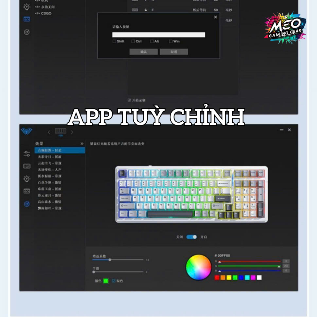 Bàn Phím Cơ Không Dây Aula F99 - 3 Mode - LED RGB - Hotswap 5PIN - Keycap PBT | BigBuy360 - bigbuy360.vn