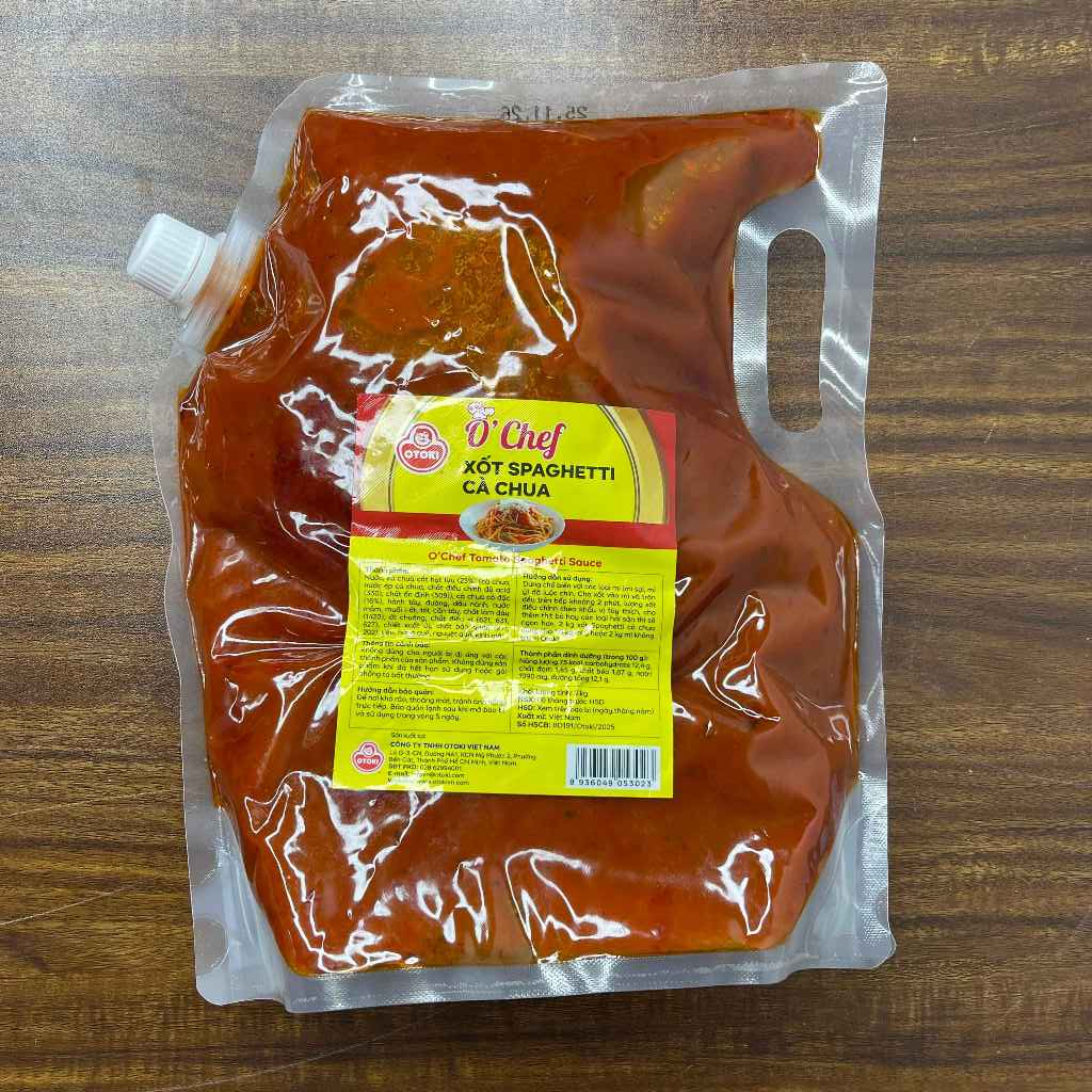 Sốt Spaghetti Ottogi 2kg Hàn Quốc – Sốt Cà Chua Mì Ý Dùng Cho Nhà Hàng Quán Ăn