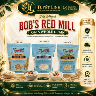 Yến mạch hiệu bob's red mill oats whole grain 454g/907g