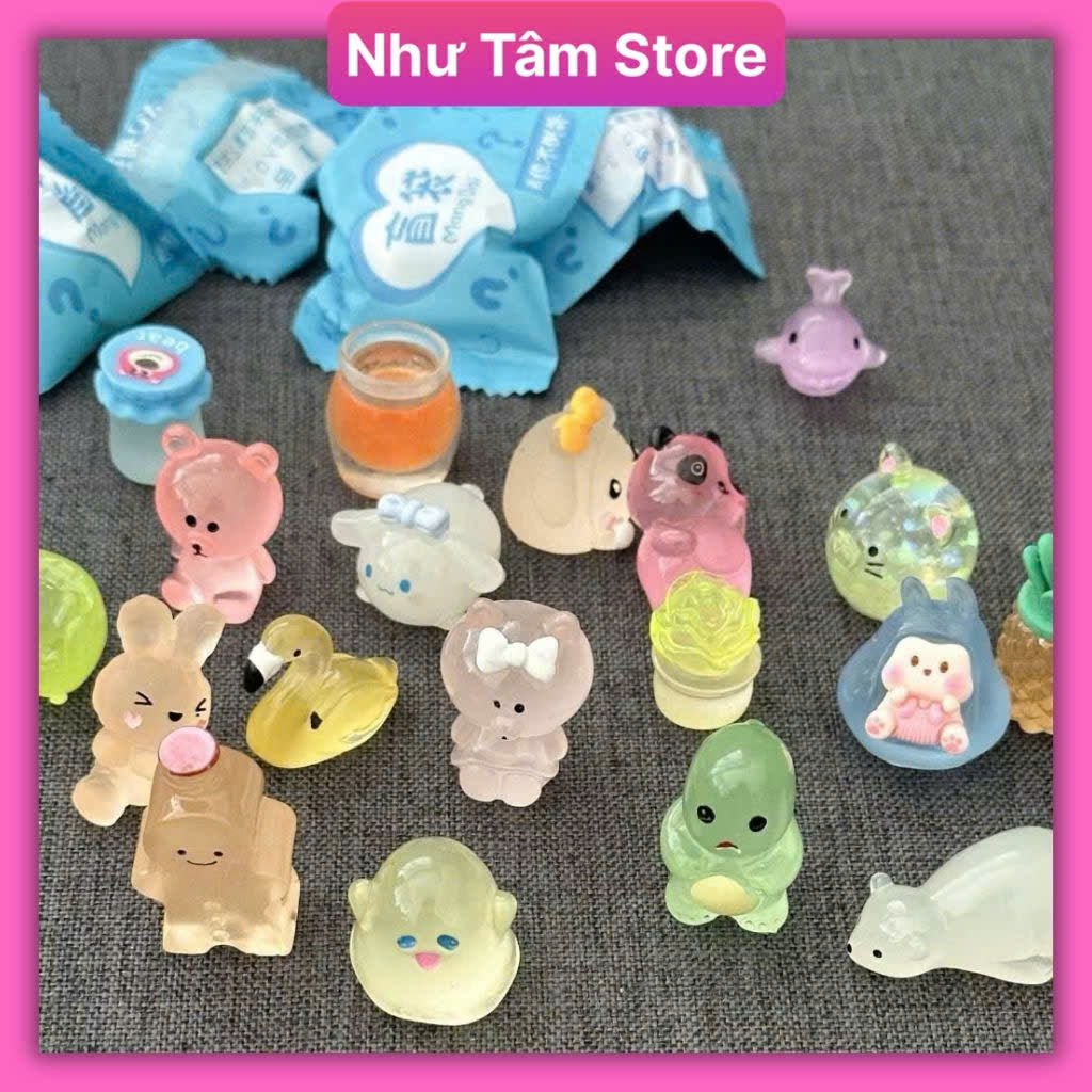 Combo 5 10 20 túi mù test nhân phẩm kẹo mù bóc quà túi mù giá rẻ mô hình đồ chơi mini túi mù phát sá