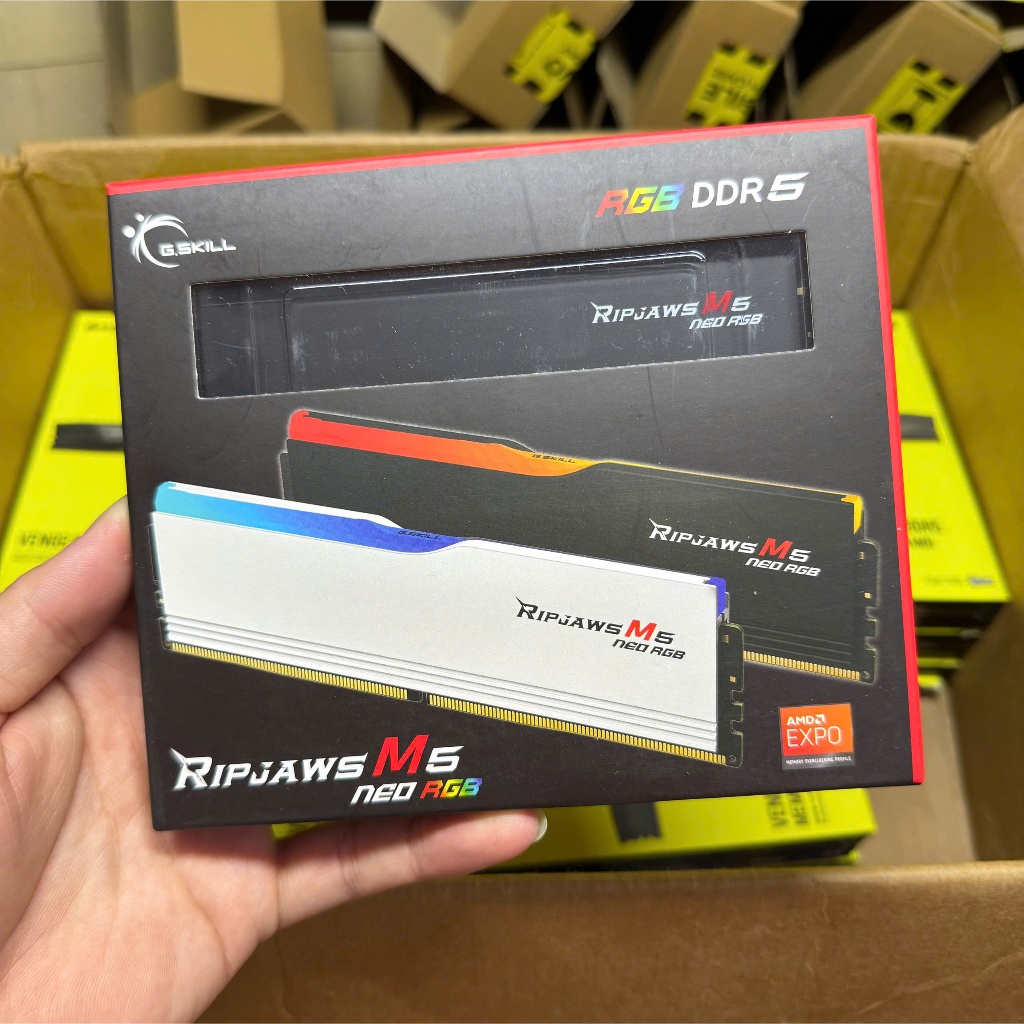 [ĐỨC ANH PC] RAM PC DDR5 GSKILL RIPJAWS M5 NEO RGB 32GB 16*2 BUSS 6000