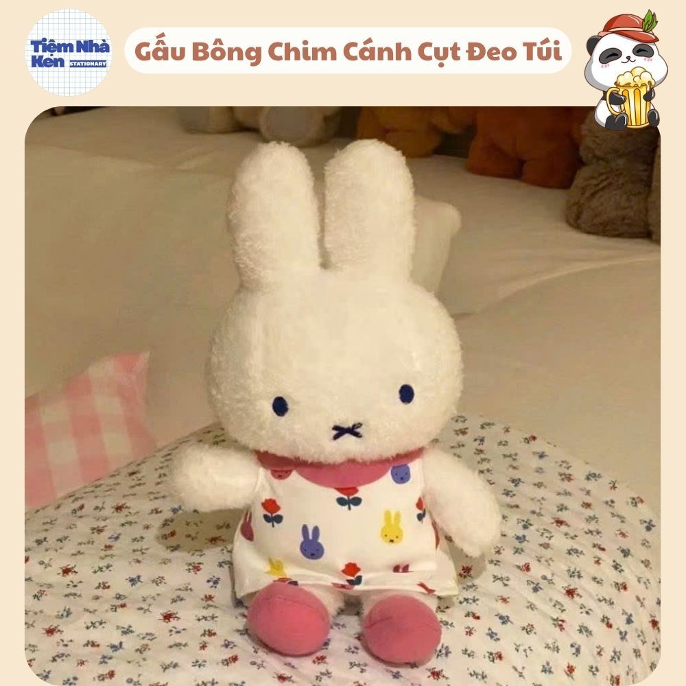Gấu Bông Thỏ Miffy Váy Hoa 30cm