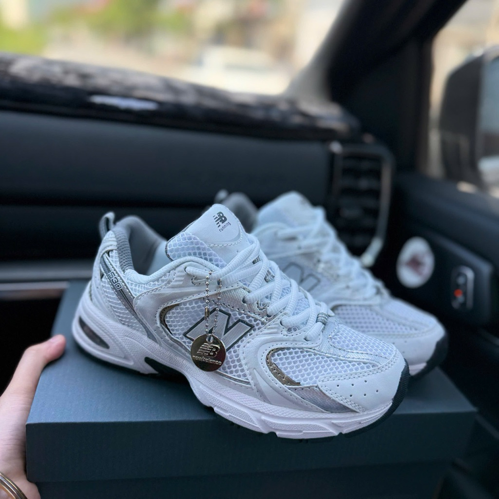 [Ảnh Thật] Box bv, Sneaker N530 Xám Bạc