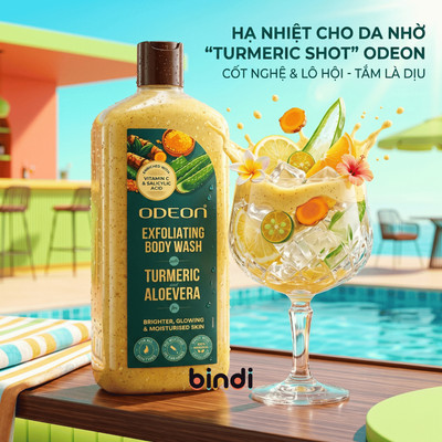 Kem Tắm Tẩy Tế Bào Chết 2 Trong 1 Odeon 750ml