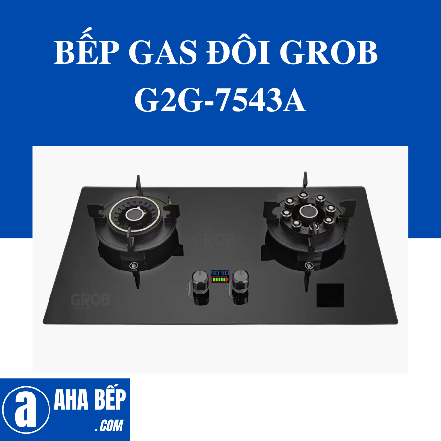 BẾP GAS ĐÔI GROB G2G-7543A
