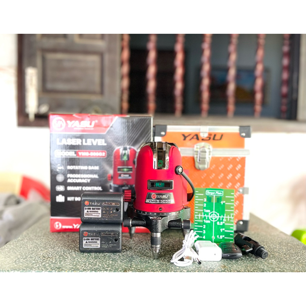 Máy bắn cos yamasu YASU yms-506G2, bóng sáng làm ngoài trời, máy cân mực laze, máy cân bằng