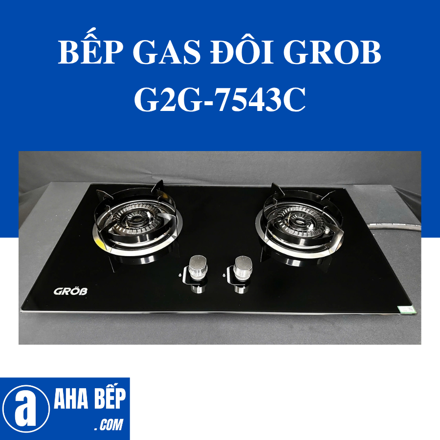 BẾP GAS ĐÔI GROB G2G-7543C