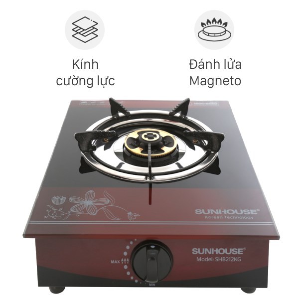 Bếp ga đơn Sunhouse SHB212KG chính hãng Bảo hành 12 tháng toàn quốc
