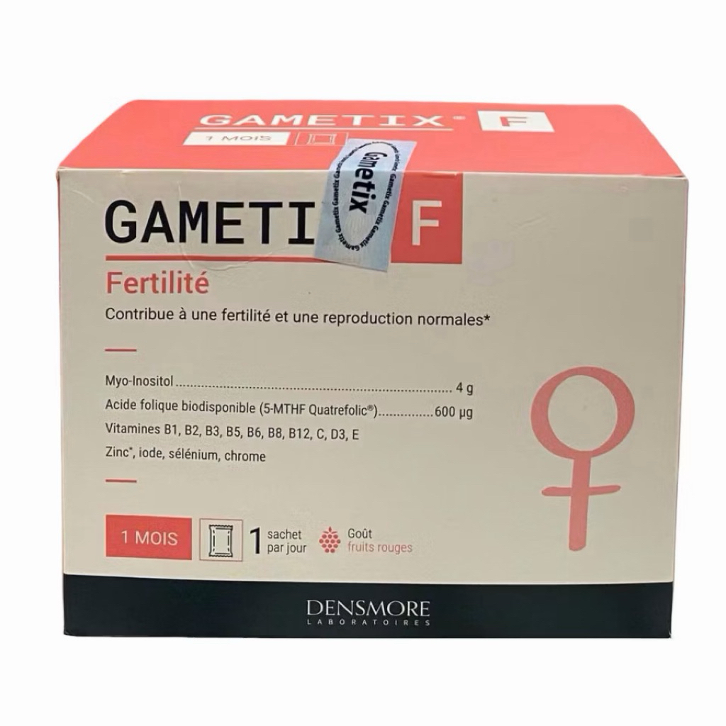 ( Chính hãng Nhập khẩu ) GAMETIX F hộp 30 gói giúp bổ trứng,tăng khả năng sinh sản nữ giới