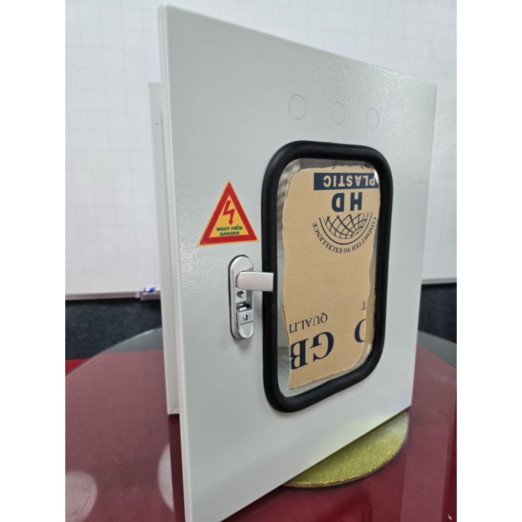 Tủ Điện Solar 500x400x200 Mặt Mika | Vỏ Tủ Inverter Năng Lượng Mặt Trời Treo Tường Sơn Tĩnh Điện