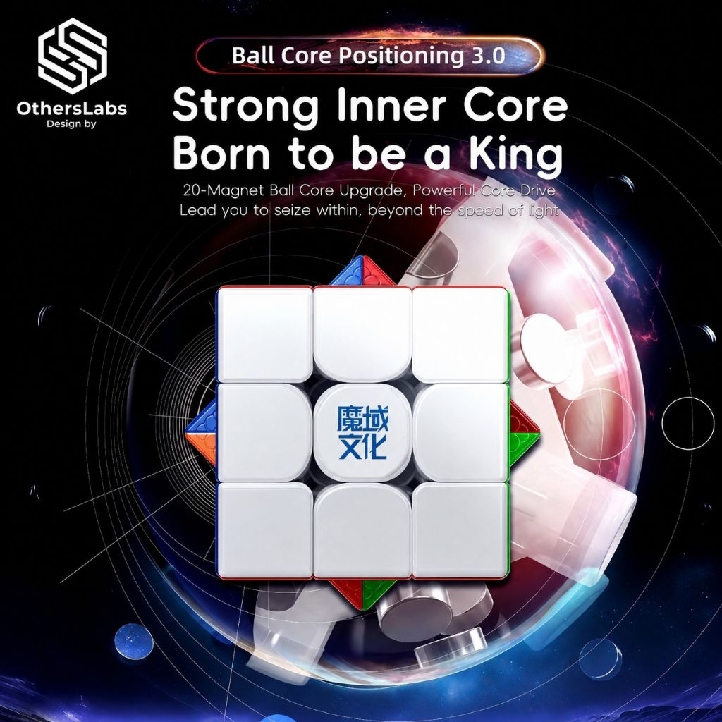 Rubik WRM V9 Magnetic | Bản Magnetic 48 nam châm.