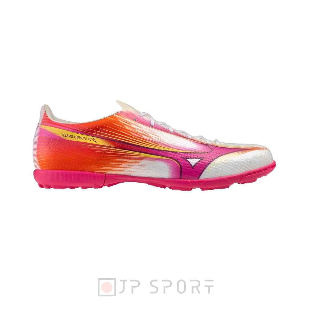 [MIZUNO] Giày Đá Bóng Mizuno Alpha 3 Pro AS – Trắng/Hồng