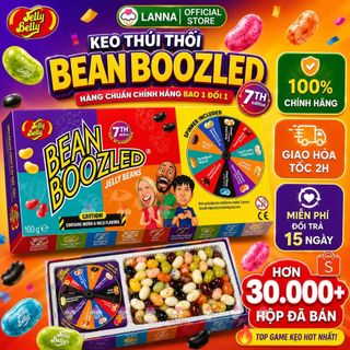 Kẹo thúi thối bean boozled jelly belly 20 vị - hộp lớn 99g + vòng xoay