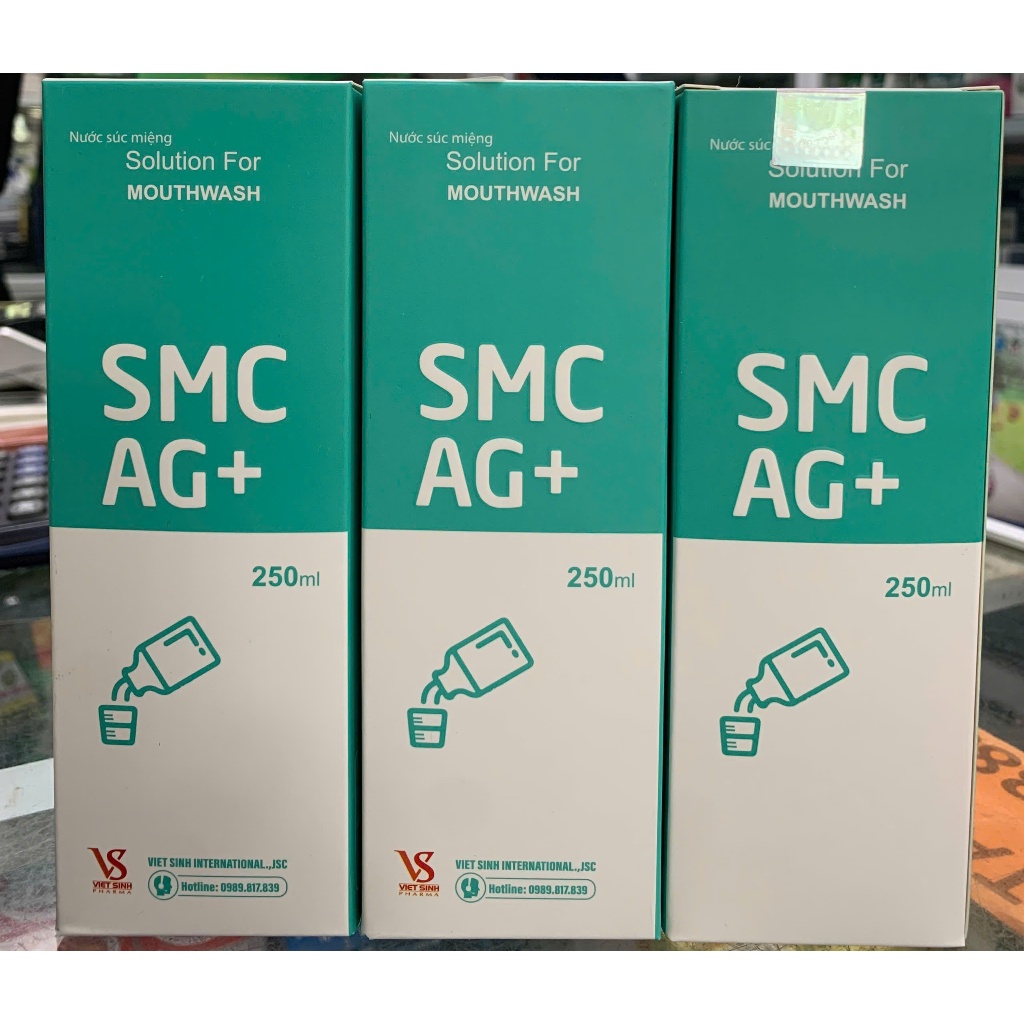 Nước súc miệng SMC AG+