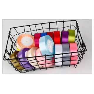 Cuộn duy băng vải lụa satin bản 1cm,2cm, 4cm dài 22m đủ màu