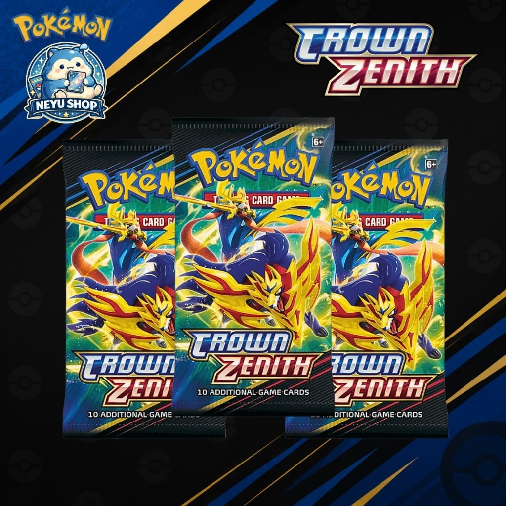 [NEYU SHOP] Pokémon TCG: 01 Booster Pack  – Crown Zenith [ENG]