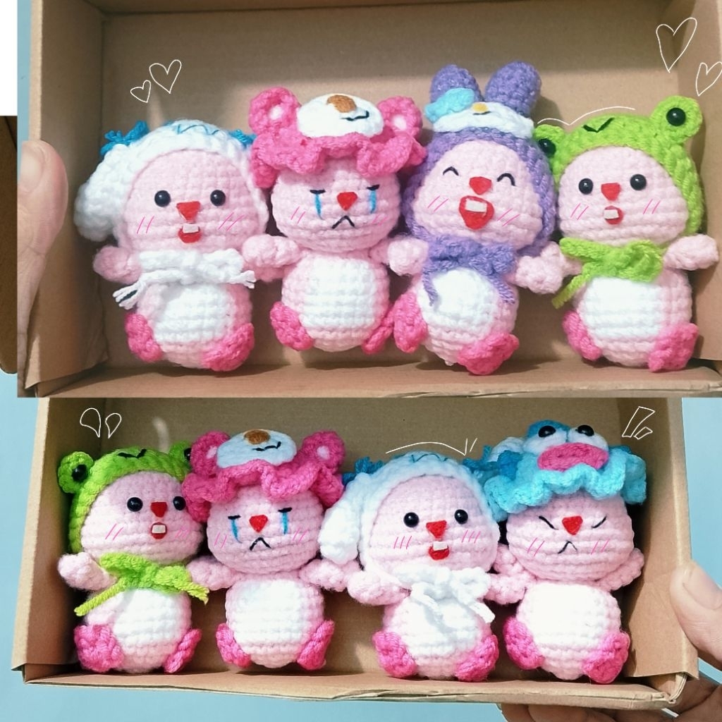Móc khoá len Loopy dễ thương [ TẶNG KÈM MÓC KHOÁ ]