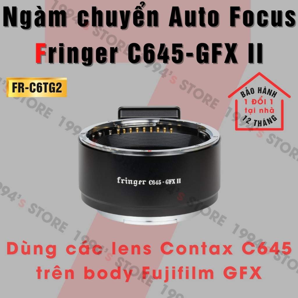 Ngàm chuyển Auto Focus Fringer C645-GFX II (FR-C6TG2), dùng các lens Contax 645 trên body Fujifilm G