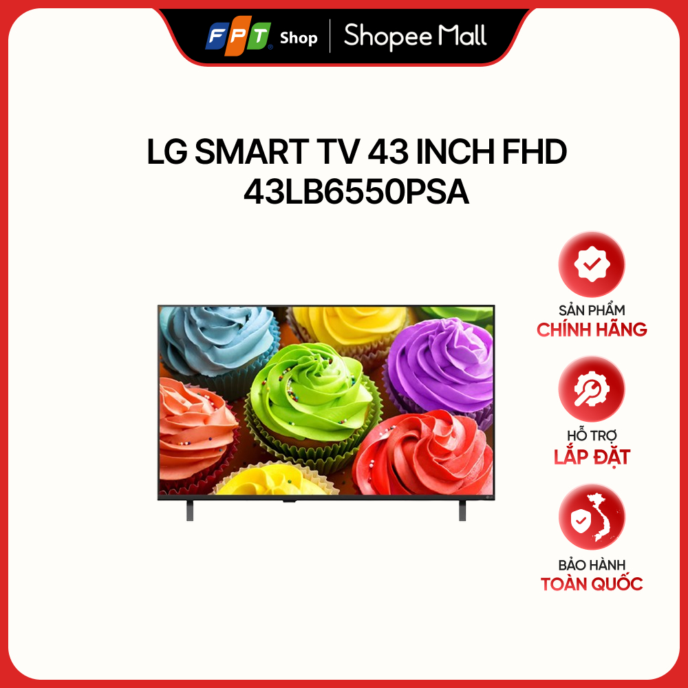 LG Smart TV 43 inch FHD 43LB6550PSA