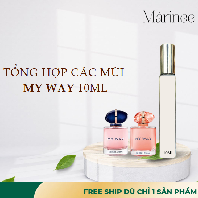 Tổng hợp nước hoa 10ml nữ My Way | My Way Edp, Ylang | - Tiệm nước hoa Marine