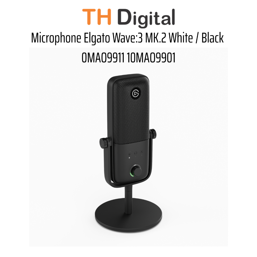Microphone Elgato Wave:3 MK.2 White / Black 10MAO9911 10MAO9901 - Hàng chính hãng