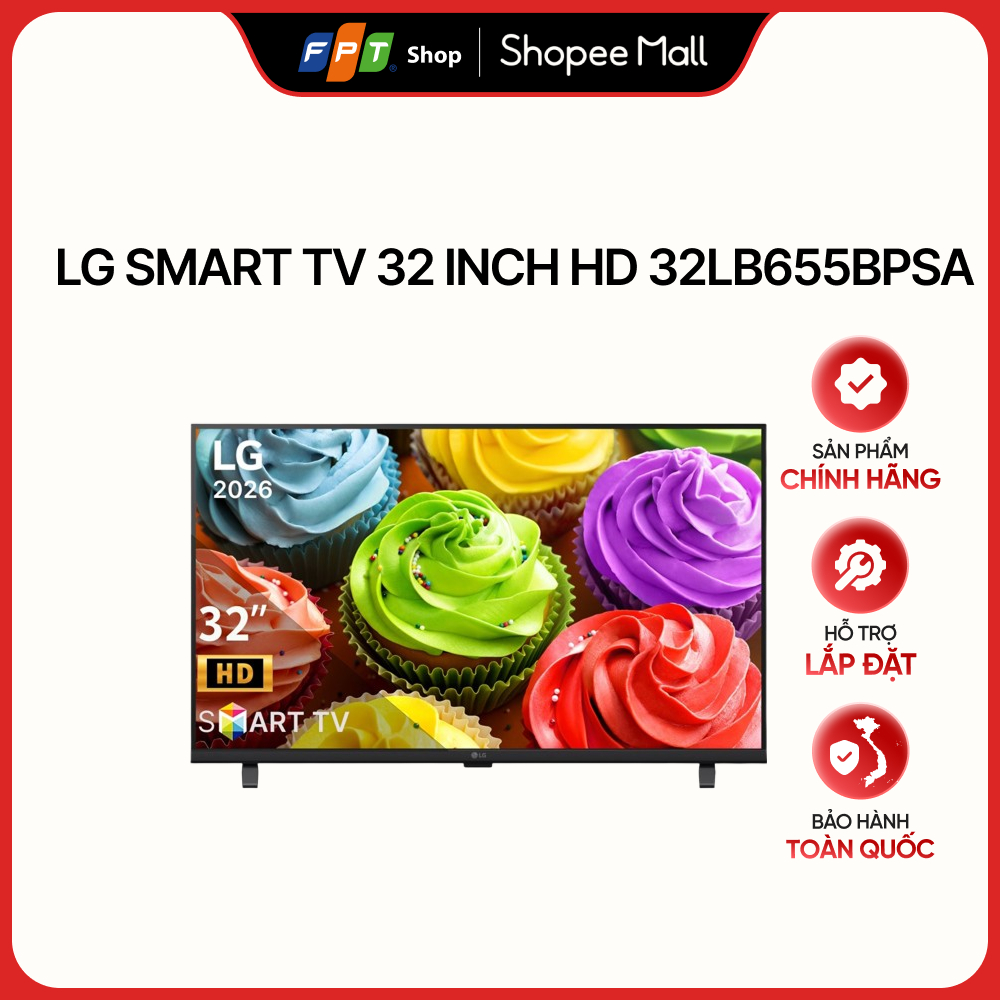 LG Smart TV 32 inch HD 32LB655BPSA